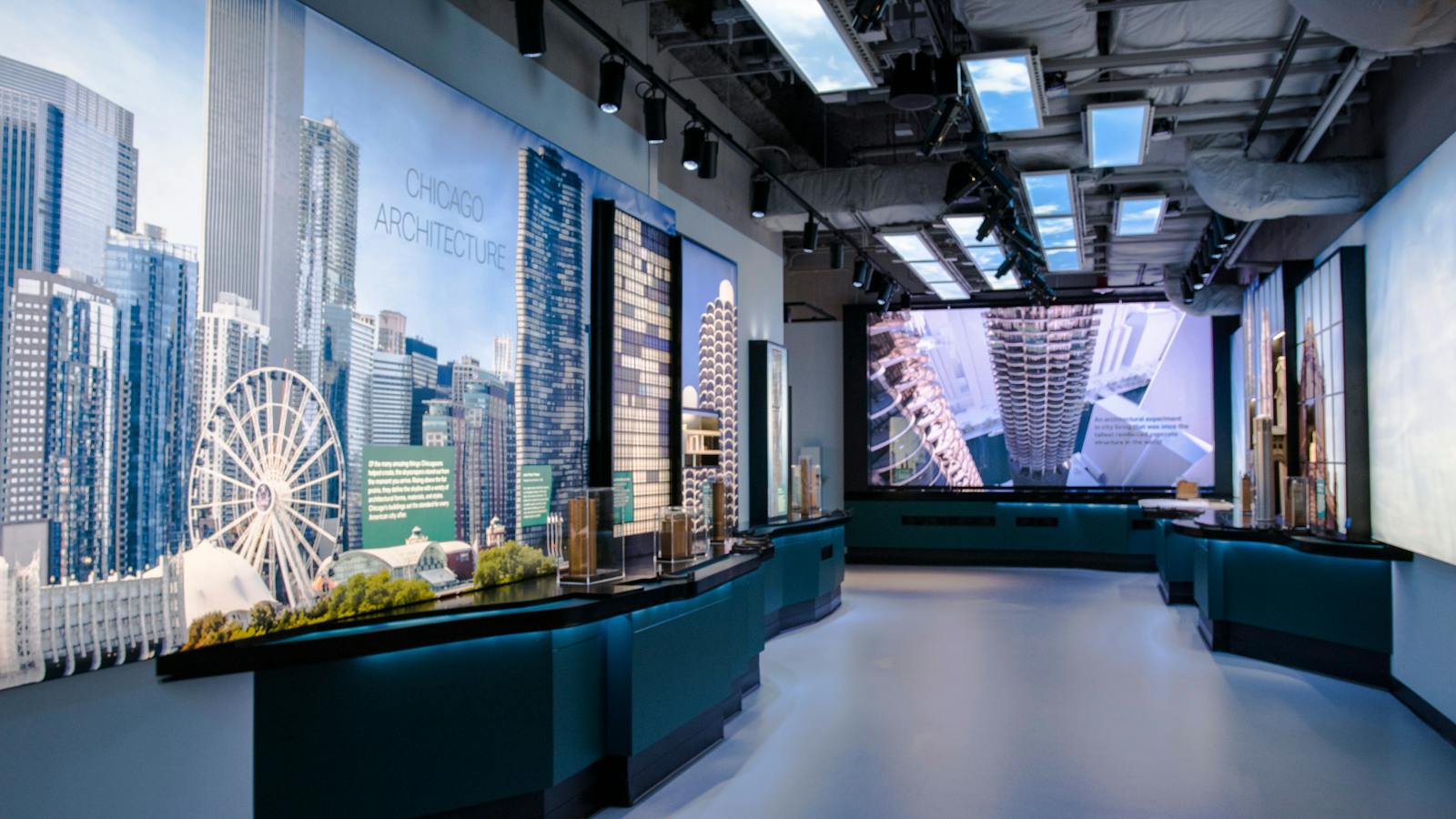 Moderne indre i Skydeck Chicago