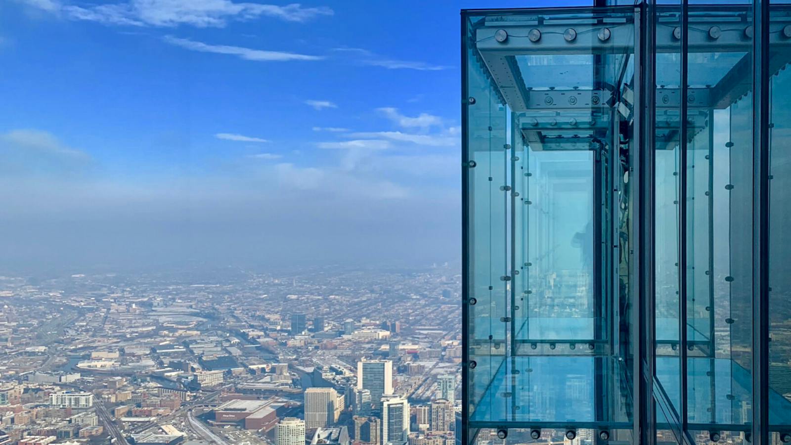 Panoráma a Skydeck Chicagóból